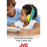 Wholesale-JVC HAKD7Y Children's Noise-Canceling Over-Ear Headphones, Yellow-Headphone-Electro Vision Inc