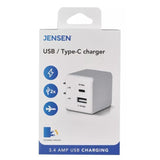 Wholesale-Jensen JPCH34ACV USB Type-C Charger-Charger-Electro Vision Inc