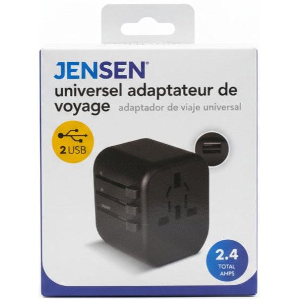 Wholesale-Jensen PCHU224A1 Universal Travel Adapter-Adapters-Electro Vision Inc
