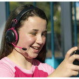 Wholesale-Jlab IFCGHBJPLAYRBLKPNK4 JBuddies Play Gaming Wireless Headphones - Pink-Headphone-Electro Vision Inc