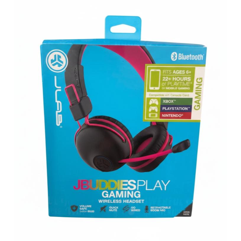 Wholesale-Jlab IFCGHBJPLAYRBLKPNK4 JBuddies Play Gaming Wireless Headphones - Pink-Headphone-Electro Vision Inc