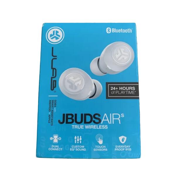 Wholesale-Jlab JBUDSAIRRWHT82-RB Jbuds Air TW Earbuds, White - CERTIFIED REFURBISHED-Headphones-Electro Vision Inc