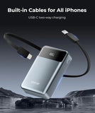 Wholesale-JoyFar JFPB02 Portable Charger Power Bank 30000mAh Built-in Cable USB-C and Lightning-Power Bank-Electro Vision Inc