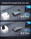 Wholesale-JoyFar JFPB02 Portable Charger Power Bank 30000mAh Built-in Cable USB-C and Lightning-Power Bank-Electro Vision Inc