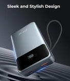 Wholesale-JoyFar JFPB02 Portable Charger Power Bank 30000mAh Built-in Cable USB-C and Lightning-Power Bank-Electro Vision Inc