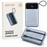Wholesale-JoyFar JFPB02 Portable Charger Power Bank 30000mAh Built-in Cable USB-C and Lightning-Power Bank-Electro Vision Inc