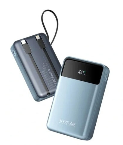 Wholesale-JoyFar JFPB02 Portable Charger Power Bank 30000mAh Built-in Cable USB-C and Lightning-Power Bank-Electro Vision Inc