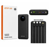 Wholesale-Joyfar JFPB01 Power Bank 10000mAh w/ Built-In Charging Cables & LED Display-Power Bank-Electro Vision Inc