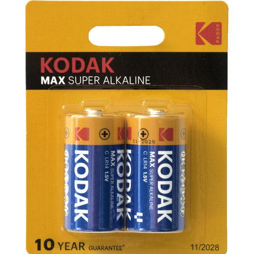 Wholesale-Kodak 30262881 Max Alkaline C 2-Pack Blister-battery-Electro Vision Inc