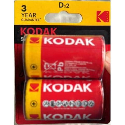 Wholesale-KODAK 30857872 MAX ALKALINE D 2-PACK BLISTER-battery-Electro Vision Inc