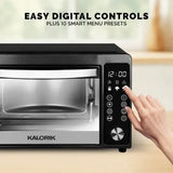 Wholesale-Kalorik AFO52352BK Digital Touchscreen Air Fryer Toaster Oven, Black 22-Quart-Electro Vision Inc