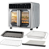 Wholesale-Kitchen Elite AF-110FD French Door Air Fryer Oven 16 Qt-Air Fryer Oven-Electro Vision Inc