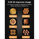 Wholesale-Kitchen Elite AF100-528QT Air Fryer - 5qt-Electro Vision Inc
