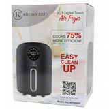 Wholesale-Kitchen Elite AF200 Digital Air Fryer 2 Qt - Black-Air Fryer-Electro Vision Inc