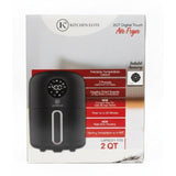 Wholesale-Kitchen Elite AF200 Digital Air Fryer 2 Qt - Black-Air Fryer-Electro Vision Inc