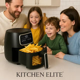 Wholesale-Kitchen Elite AF550 Air Fryer 5.5 Qt - Black-Air Fryer-Electro Vision Inc