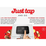 Wholesale-Kitchen Elite AF550 Air Fryer 5.5 Qt - White-Air Fryer-Electro Vision Inc