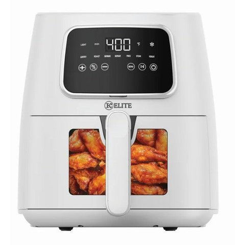 Wholesale-Kitchen Elite AF550 Air Fryer 5.5 Qt - White-Air Fryer-Electro Vision Inc