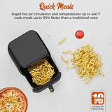 Wholesale-Kitchen Elite AF8233WBK Digital Air Fryer, Black - 8 QT-Electro Vision Inc