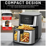 Wholesale-Kitchen Elite AF885SSBM Digital Air Fryer 8 QT - Stainless Steel-Air Fryer-Electro Vision Inc