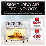 Wholesale-Kitchen Elite AFO111MC Air Fryer Oven 22 QT - Stainless Steel-Air Fryer Oven-Electro Vision Inc
