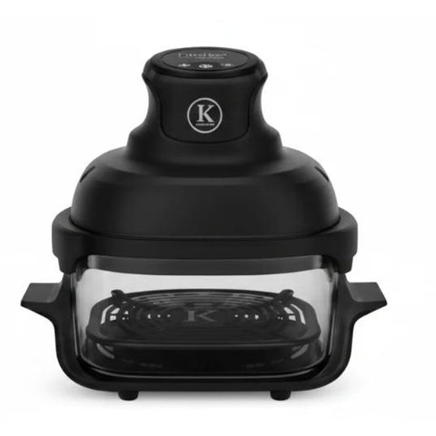 Wholesale-Kitchen Elite GAF600BKBM Glass Air Fryer 6 QT-Air Fryer-Electro Vision Inc