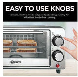 Wholesale-Kitchen Elite OV-B101BK Toaster Oven 4 Slice-Toaster Oven-Electro Vision Inc