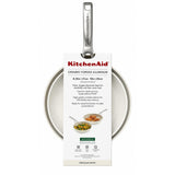 Wholesale-KitchenAid 15071 Forged Ceramic 2 Piece Skillet Set (8.25" & 10") - Porcelain White-Pan Set-Electro Vision Inc