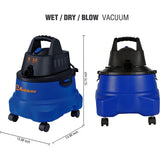 Wholesale-Koblenz WD5 Wet/Dry Vacuum 5 Gallon-Vaccuum-Electro Vision Inc