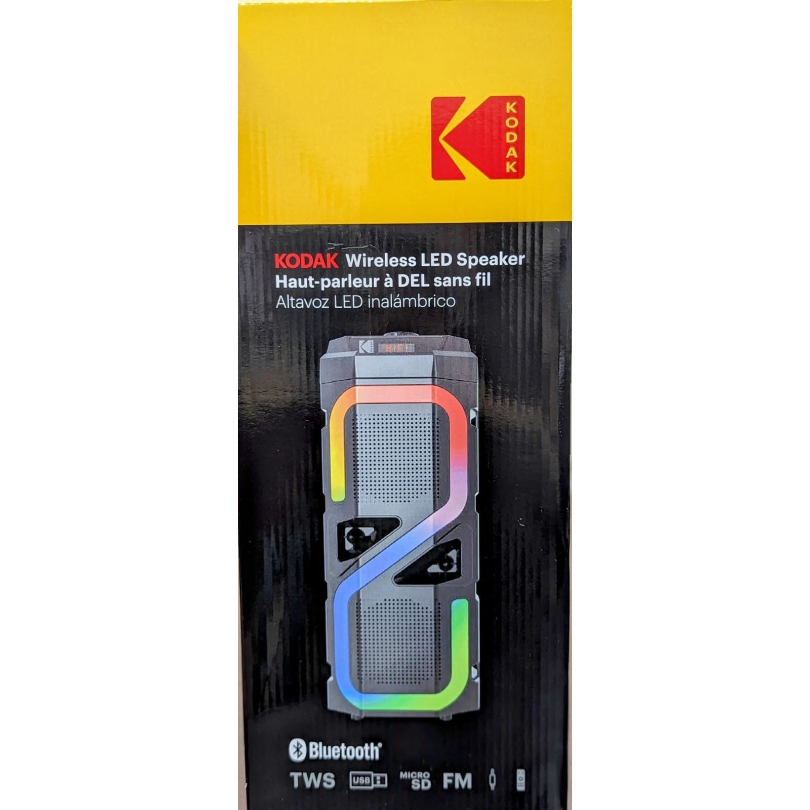 Wholesale-Kodak BTSPK115 Wireless LED Speaker-Speaker-Electro Vision Inc