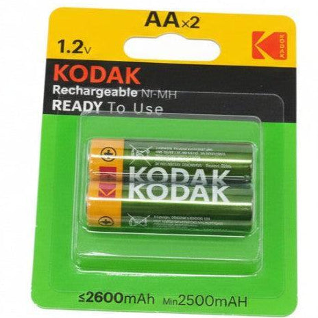 Wholesale-Kodak CAT-30017948 Rechargeable Ni-MH AA Double Pack Batteries-Batteries-Electro Vision Inc