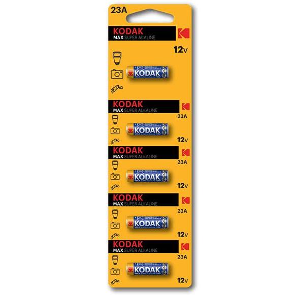 Wholesale-Kodak CAT-30430554 Max Super Alkaline 23A 12V Batteries - 5PK-Batteries-Electro Vision Inc