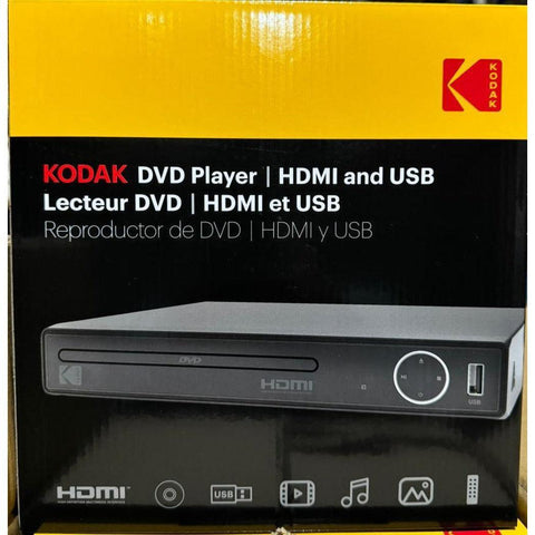 Wholesale-Kodak DVD350H Compact Dvd Player w/ USB and HDMI-DVD Player-Electro Vision Inc