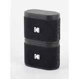 Wholesale-Kodak Dual SoundBrix Magnetic Speakers (Pack of 2) - Black-Bluetooth Speaker-Electro Vision Inc