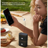 Wholesale-Kodak Dual SoundBrix Magnetic Speakers (Pack of 2) - Black-Bluetooth Speaker-Electro Vision Inc