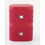 Wholesale-Kodak Dual SoundBrix Magnetic Speakers (Pack of 2) - Red-Speaker-Electro Vision Inc