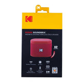 Wholesale-Kodak Dual SoundBrix Magnetic Speakers (Pack of 2) - Red-Speaker-Electro Vision Inc