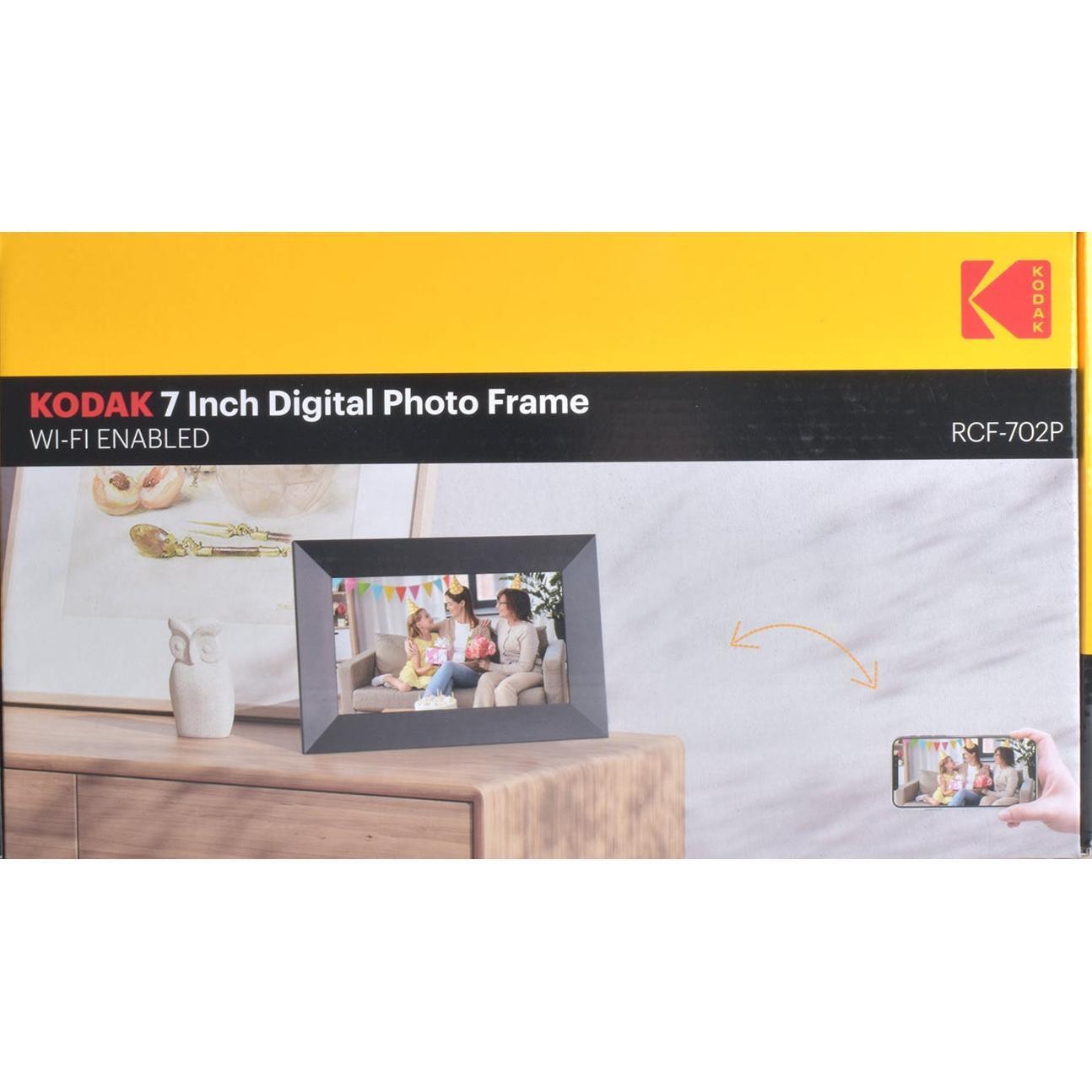 Wholesale-Kodak RCF702p Touchscreen Digital Wi-Fi Photo Frame - 7in-Electro Vision Inc