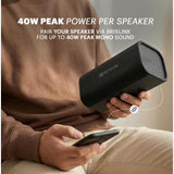 Wholesale-Kodak SoundBrix Magnetic Speakers Plus (Set of 2) - Black-Speaker-Electro Vision Inc