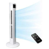 Wholesale-Kuyal TF1618LR Quiet Tower Fan 36" with Remote Control - BLACK-Fan-Electro Vision Inc