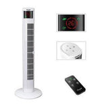 Wholesale-Kuyal TF1618LR Quiet Tower Fan 36" with Remote Control - BLACK-Fan-Electro Vision Inc