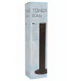 Wholesale-Kuyal TF1618LR Quiet Tower Fan 36" with Remote Control - BLACK-Fan-Electro Vision Inc
