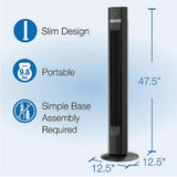 Wholesale-LASKO 48" TOWER FAN /REMOTE-Electro Vision Inc