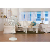 Wholesale-LASKO S18355 Pedestal w/ Remote, 4 speed, 18" - White-Pedestal Fan-Electro Vision Inc