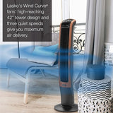 Wholesale-LASKO T42905 TOWER FAN /REMOTE/BLUE TOOTH - 42"-Electro Vision Inc