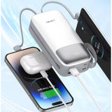 Wholesale-LDNIO PQ30 30000mAh USB-C Fast Charging Power Bank with Smart LED Display and Built-in Charging Cable-Electro Vision Inc