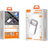 Wholesale-LDNIO PQ30 30000mAh USB-C Fast Charging Power Bank with Smart LED Display and Built-in Charging Cable-Electro Vision Inc
