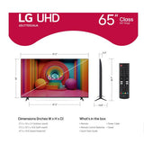 Wholesale-LG 65UT7550 UHD ThinQ AI Smart TV 4K - 65"-Smart TV-Electro Vision Inc