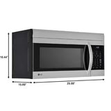 Wholesale-LG LMW1764ST - Over the Range Microwave Oven Stainless Steel - 1.7cf-Microwave-Electro Vision Inc