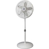 Wholesale-Lasko 1820 Pedestal Fan 18" Adjustable Cyclone White-Fans-Electro Vision Inc